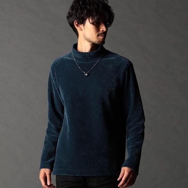 ニコルクラブフォーメン（NICOLE CLUB FOR MEN）/モールバイヤス モックネックプルオーバー