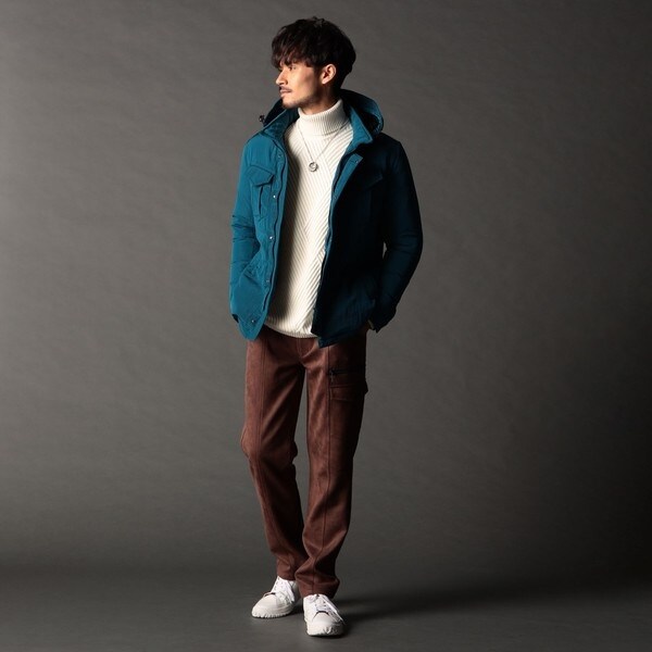 ニコルクラブフォーメン（NICOLE CLUB FOR MEN）/ムラプリントカットソー カーゴパンツ
