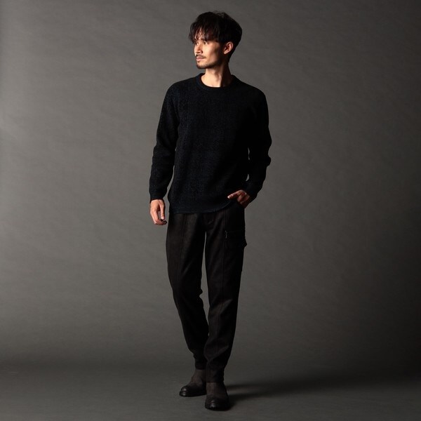 ニコルクラブフォーメン（NICOLE CLUB FOR MEN）/ムラプリントカットソー カーゴパンツ
