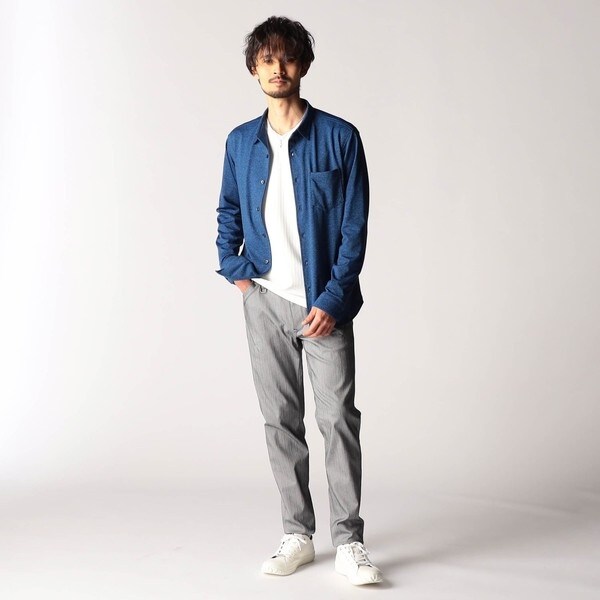 ニコルクラブフォーメン（NICOLE CLUB FOR MEN）/コーティングヘリンボン ５ポケットパンツ_5