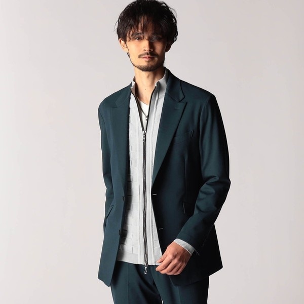 ニコルクラブフォーメン（NICOLE CLUB FOR MEN）/スムースジャージ２Ｂジャケット