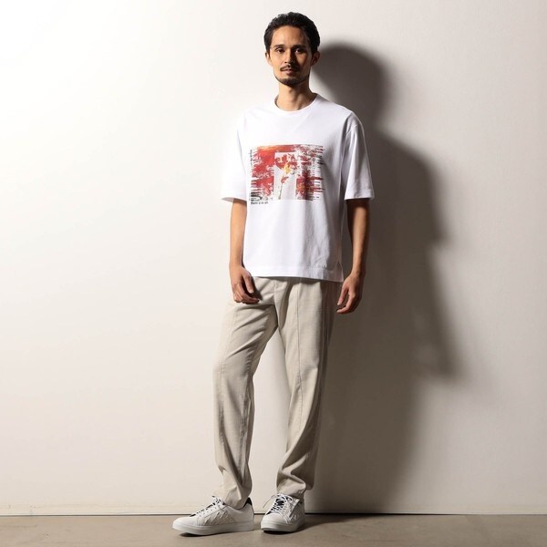ニコルクラブフォーメン（NICOLE CLUB FOR MEN）/【RIELABO】グラフィックプリント クルーネックＴシャツ_3