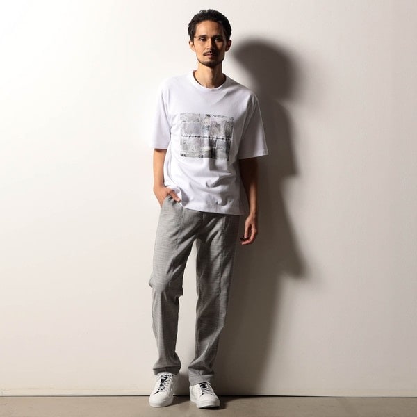 ニコルクラブフォーメン（NICOLE CLUB FOR MEN）/【RIELABO】グラフィックプリント クルーネックＴシャツ_4