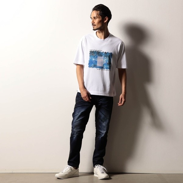 ニコルクラブフォーメン（NICOLE CLUB FOR MEN）/【RIELABO】グラフィックプリント クルーネックＴシャツ_5
