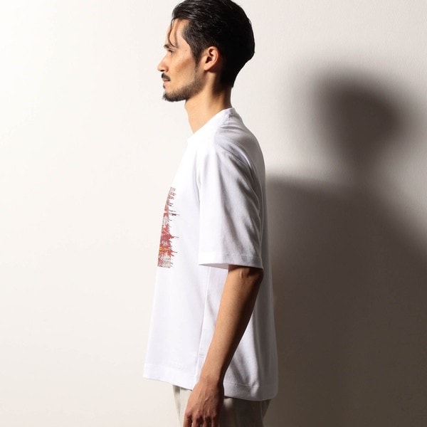 ニコルクラブフォーメン（NICOLE CLUB FOR MEN）/【RIELABO】グラフィックプリント クルーネックＴシャツ_8