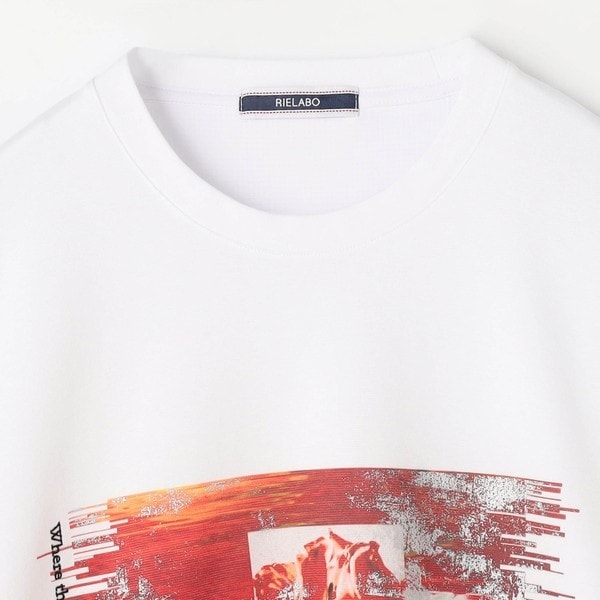 ニコルクラブフォーメン（NICOLE CLUB FOR MEN）/【RIELABO】グラフィックプリント クルーネックＴシャツ_13