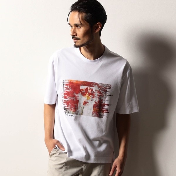 ニコルクラブフォーメン（NICOLE CLUB FOR MEN）/【RIELABO】グラフィックプリント クルーネックＴシャツ_19