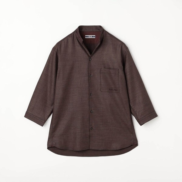ニコルクラブフォーメン（NICOLE CLUB FOR MEN）/【RIELABO】ショートスタンドカラー7分袖シャツ_9