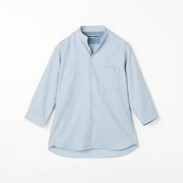 ニコルクラブフォーメン（NICOLE CLUB FOR MEN）/【RIELABO】ショートスタンドカラー7分袖シャツ_11
