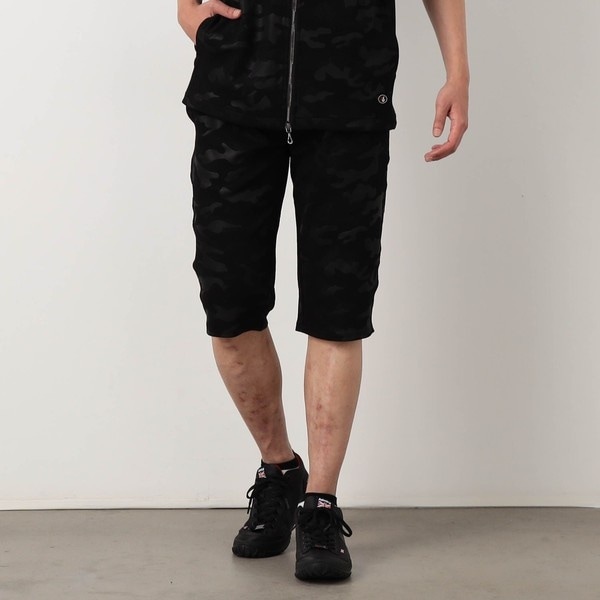 ニコルクラブフォーメン（NICOLE CLUB FOR MEN）/【NICOLE SPORTS】エンボス柄ハーフパンツ