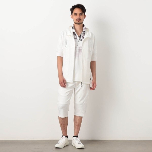 ニコルクラブフォーメン（NICOLE CLUB FOR MEN）/【NICOLE SPORTS】エンボス柄ハーフパンツ_4