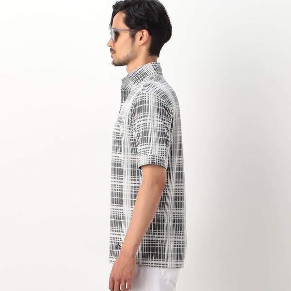 ニコルクラブフォーメン（NICOLE CLUB FOR MEN）/【NICOLE SPORTS】ブリスターチェックスタンドポロシャツ_9