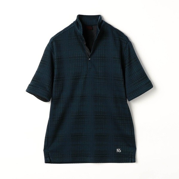 ニコルクラブフォーメン（NICOLE CLUB FOR MEN）/【NICOLE SPORTS】ブリスターチェックスタンドポロシャツ_16