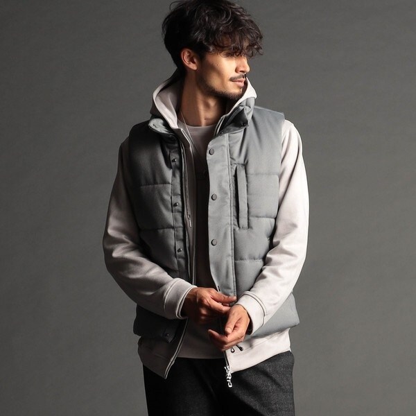 ニコルクラブフォーメン（NICOLE CLUB FOR MEN）/撥水ツイル パテッドベストの通販は