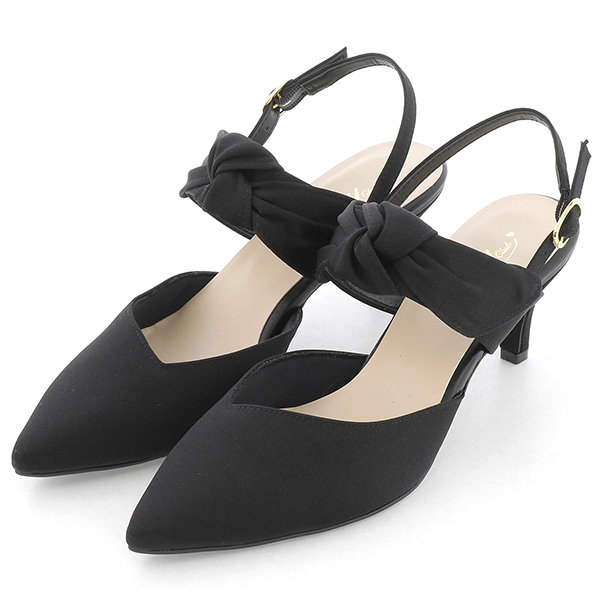 ベティクラブ/【23春夏新作】ポインテッドトゥ リボンストラップパンプスの通販は