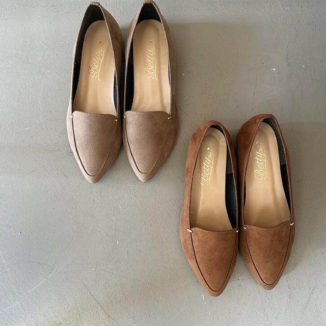 ベティクラブ（BETTYCLUB）/【23秋冬新作】アーモンドトゥ フラット