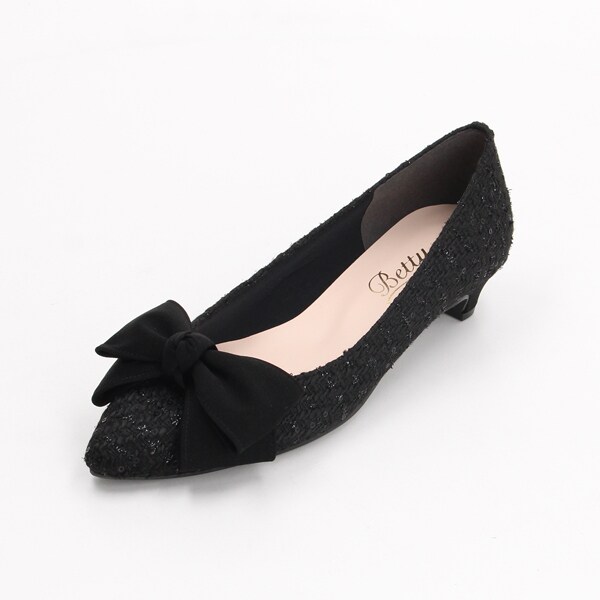 ベティクラブ（BETTYCLUB）/【24秋冬新作】ビッグリボン パンプスの