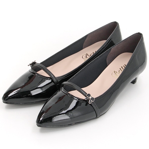 ベティクラブ（BETTYCLUB）/【25秋冬新作】リボンチャーム ポインテッドトゥパンプス