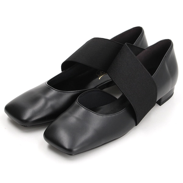 ベティクラブ（BETTYCLUB）/【25秋冬新作】アシンメトリー ゴムバンド フラットパンプス