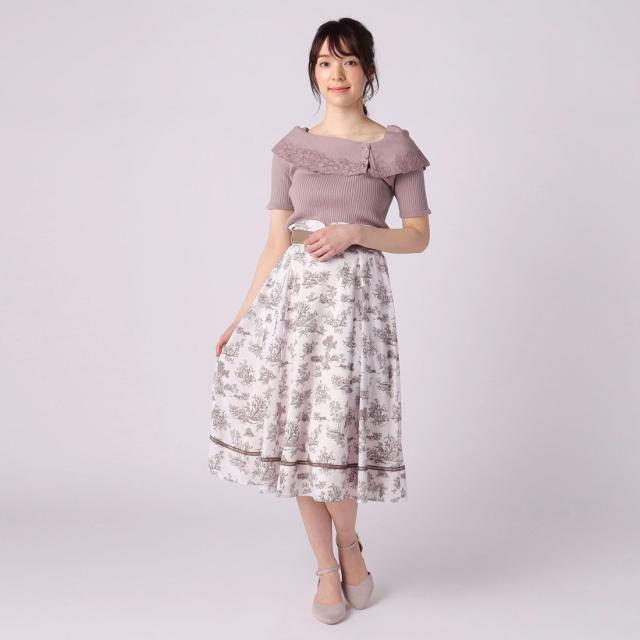 LAISSE PASSE サイドボタン刺繍リブプルオーバー レッセパッセ/サイドボタン刺繍リブプルオーバーの通販はau PAY