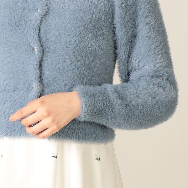 LAISSE PASSÉ  レッセパッセ ビジューカーディガン LAISSE PASSE - 【新品】フロントジップフラワーカーディガンの通販 by