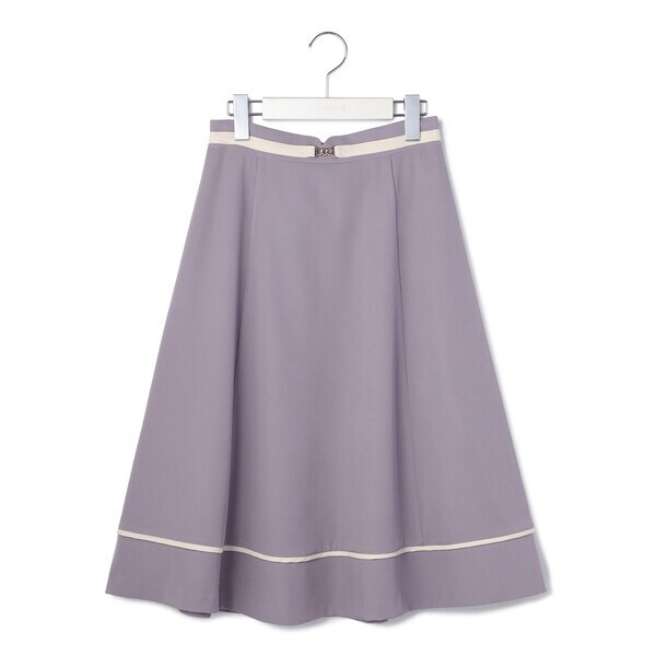 レッセパッセ（LAISSE PASSE）/バックルデザインバイカラーフレアー