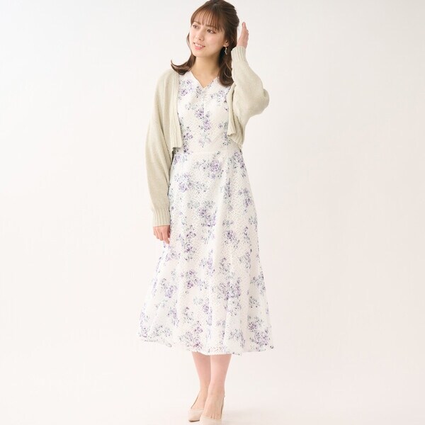 LAISSE PASSE - 未使用 レッセパッセ 花柄 シフォン キャミソールトップス 未使用 レッセパッセ 花柄シフォン キャミソール