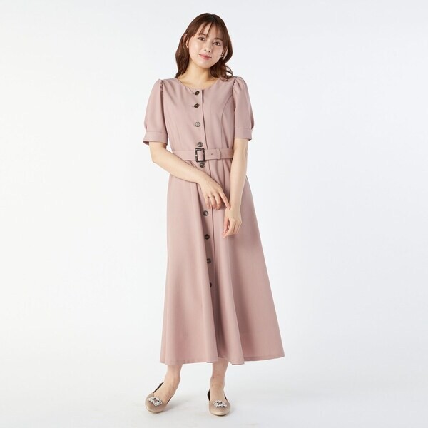 レッセパッセ（LAISSE PASSE）/フロントボタンミディワンピースの通販は