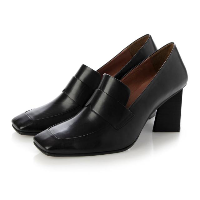 ワークス（works）/23秋冬7cm本革ローファーパンプス