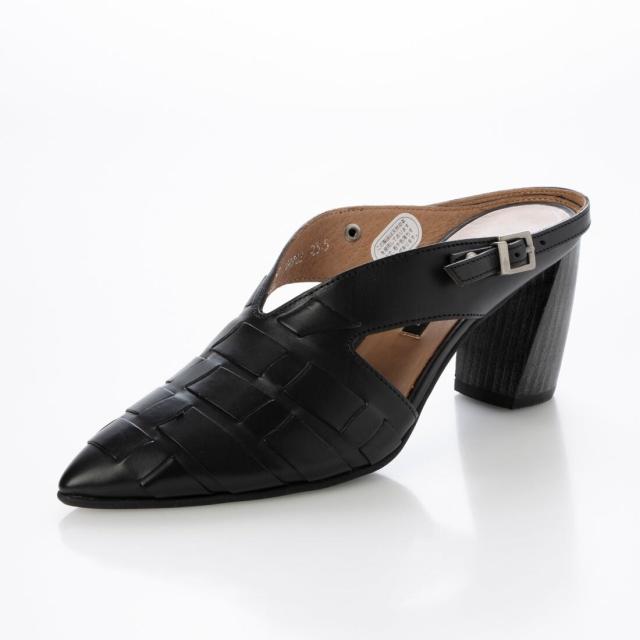 ワークス（works）/24春夏新作6．5cm本革差し編みメッシュ2WAYバック