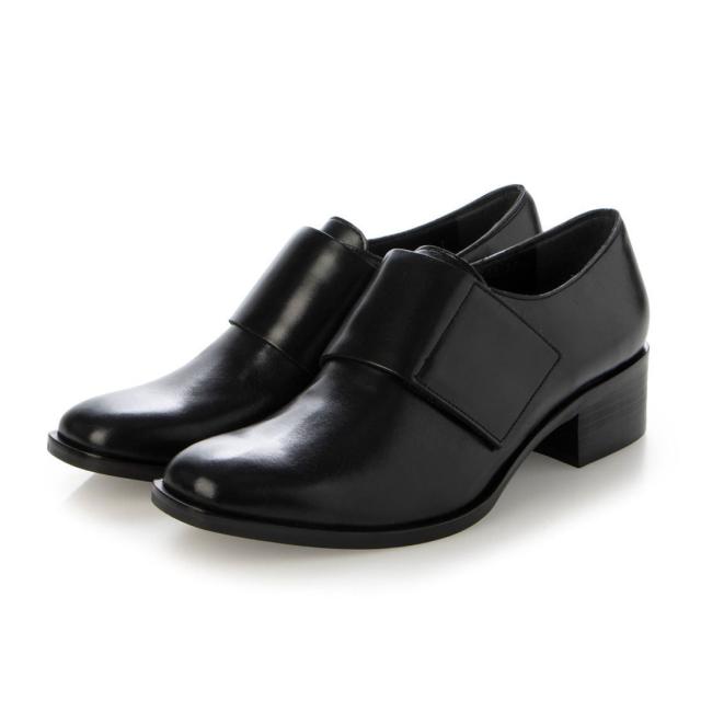 ワークス（works）/24秋冬新作4cm本革ラウンドトウモンクシューズ