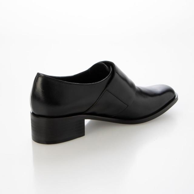 ワークス（works）/24秋冬新作4cm本革ラウンドトウモンクシューズ