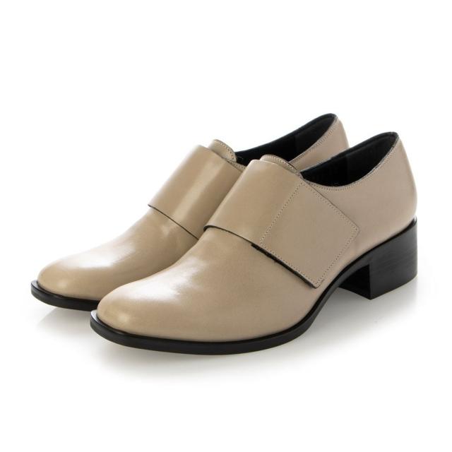 ワークス（works）/24秋冬新作4cm本革ラウンドトウモンクシューズ