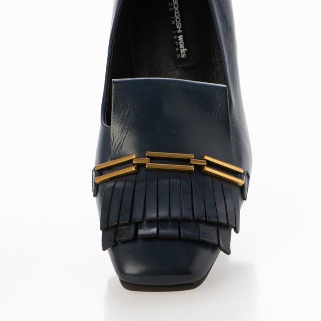 ワークス（works）/24秋冬5cm本革スクエアトウローファーパンプス ワークス（works）/24秋冬5cm本革スクエアトウローファーパンプス