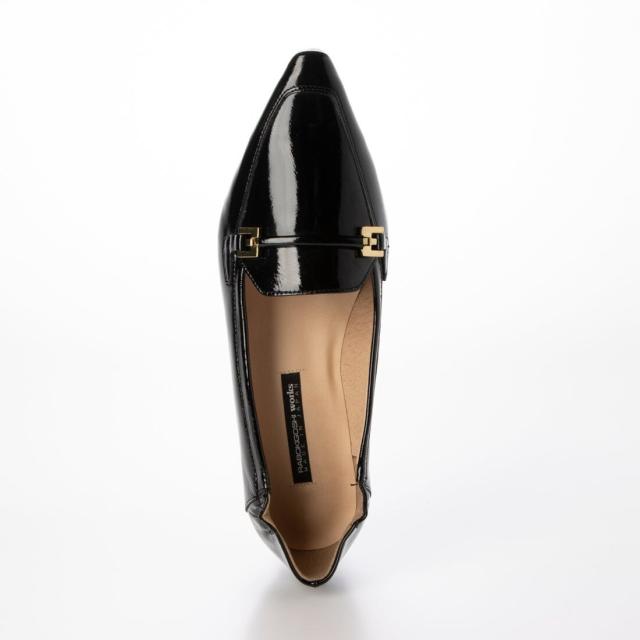 ワークス（works）/25春夏新作2．5cmスクエアトウローファーパンプス