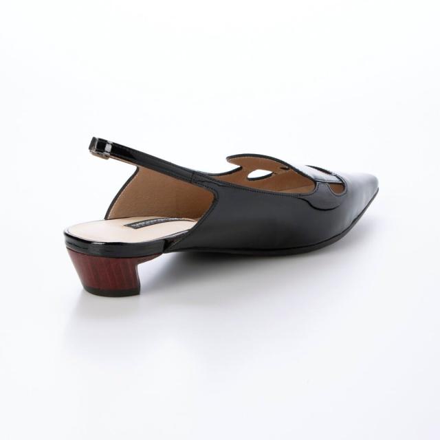 ワークス（works）/25春夏新作2．5cmスクエアトウバックストラップパンプス