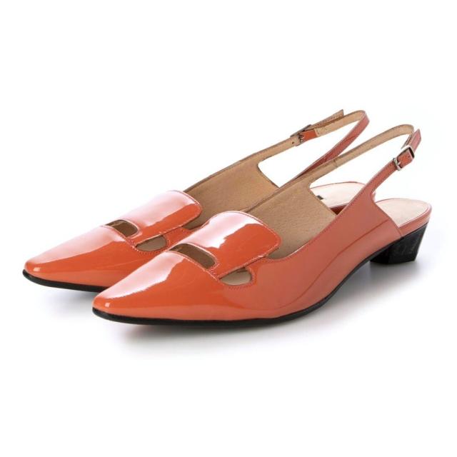 ワークス（works）/25春夏新作2．5cmスクエアトウバックストラップパンプス ワークス（works）/25春夏新作2．5cmスクエアトウバックストラップパンプス