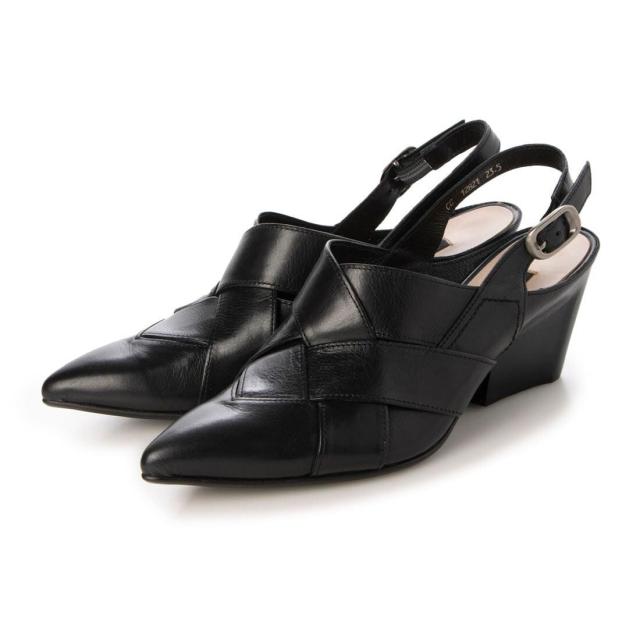 ワークス（works）/25春夏新作6cmポインテッドトウグルカ風バックストラップパンプス