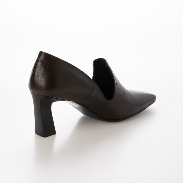 ワークス（works）/25秋冬新作7cmスクエアトウカットワークパンプス