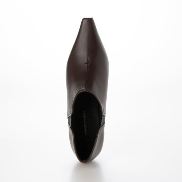 ワークス（works）/25秋冬新作4cmスクエアトウ本革サイドゴアブーティ ワークス（works）/25秋冬新作4cmスクエアトウ本革サイドゴアブーティ