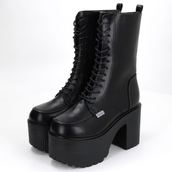 ヨースケ（YOSUKE）/【残りわずか！】厚底レースアップブーツの通販は