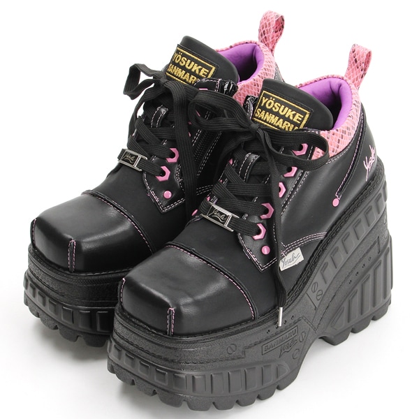 ヨースケ（YOSUKE）/厚底レースアップブーツ