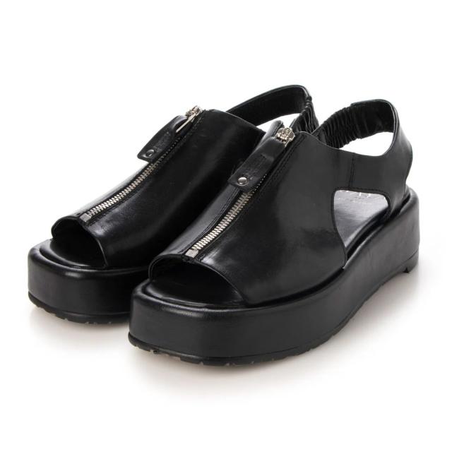 サヤ（SAYA）/22春夏新作 Saya センターファスナーボリュームサンダル