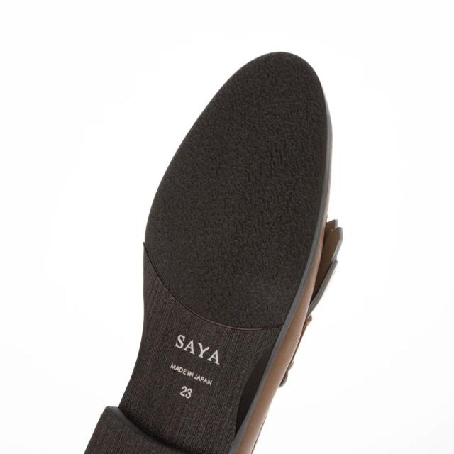 【9/10まで】 SAYA タッセルミュール アイボリー size 24.5 SAYA 【本革】タッセルミュール (ベージュ) -【公式】ラボ・キゴシ