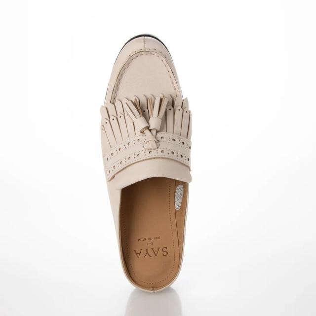 【9/10まで】 SAYA タッセルミュール アイボリー size 24.5 9/10まで】 SAYA タッセルミュール アイボリー size 24.5 豪奢な