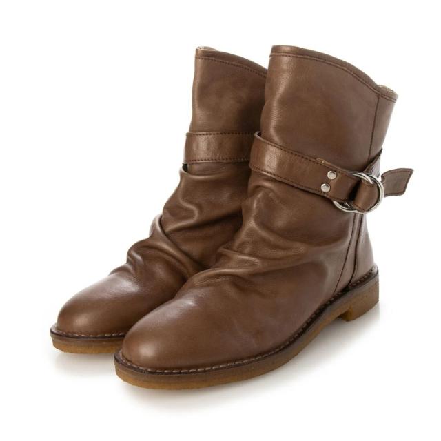 サヤ（SAYA）/ソフトレザーエンジニアブーツの通販は