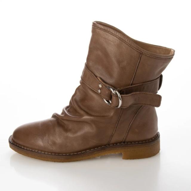 サヤ（SAYA）/ソフトレザーエンジニアブーツの通販は