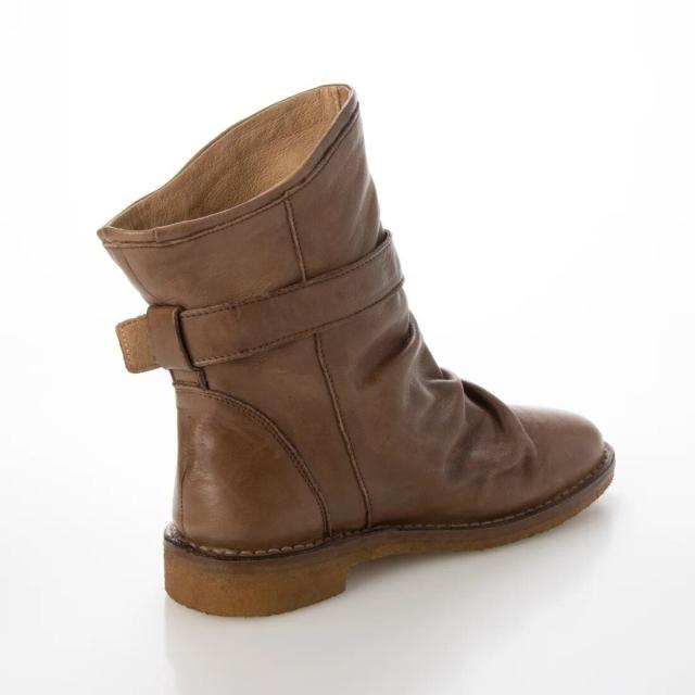 サヤ（SAYA）/ソフトレザーエンジニアブーツの通販は