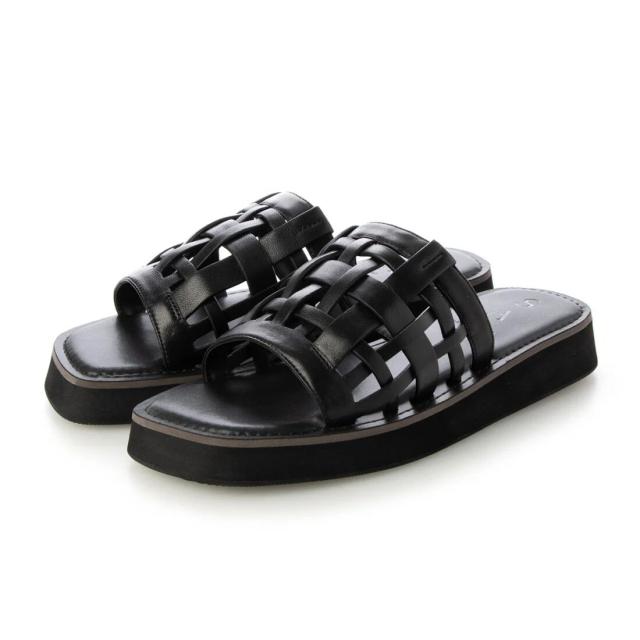 THE ROW 黒 レザー ミュール ヒール5cm THE ROW 黒 レザー ミュール ヒール5cm