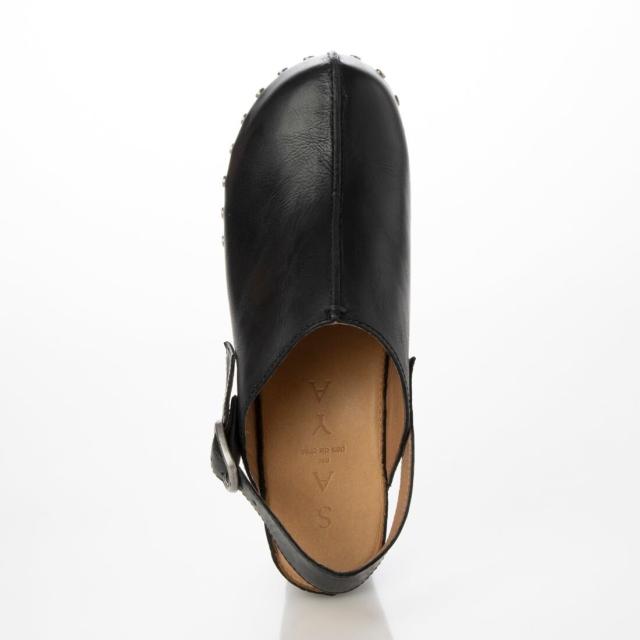 サヤ（SAYA）/24春夏新作5cmプラット製法本革ミュールサンダル